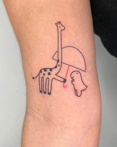 best hand poke stick poke tattoo in delhi