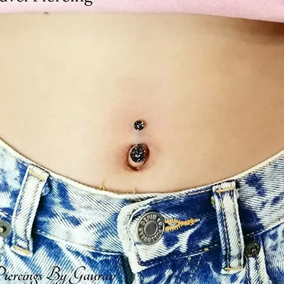 double dermal piercing