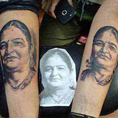 portrait tattoo shop in delhi